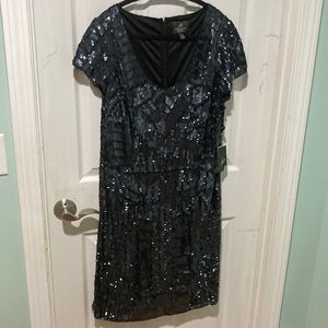 Adrianna Papell size 16w sequin dress